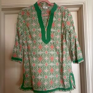 crown & ivy beach tunic sz medium guc